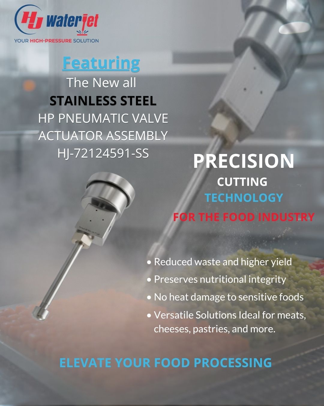 New product all new stainless steel food grade cutting head