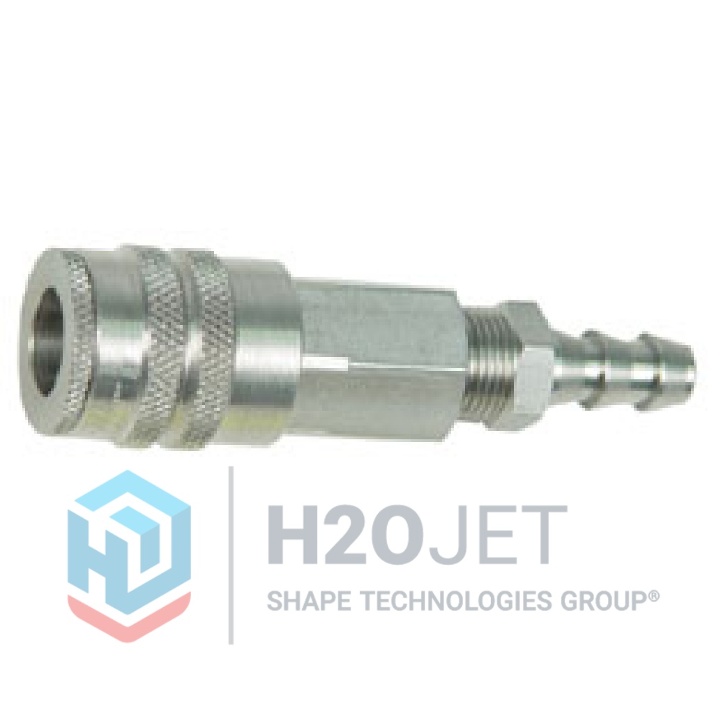 Quick Disconnect With Hose Barb Assembly